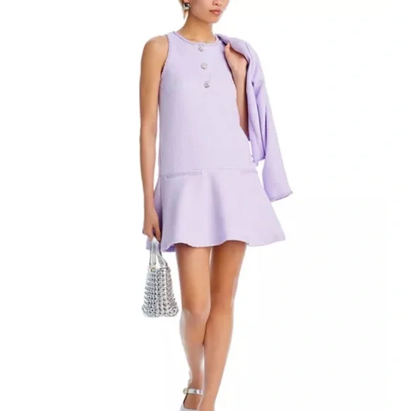 Aqua | Dresses | Aqua Bloomingdales Lavender Tweed Drop Waist Dress | Poshmark Aqua | Dresses | Aqua Bloomingdales Lavender Tweed Drop Waist Dress | Poshmark